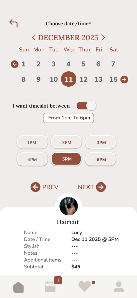 Time frame filter, final