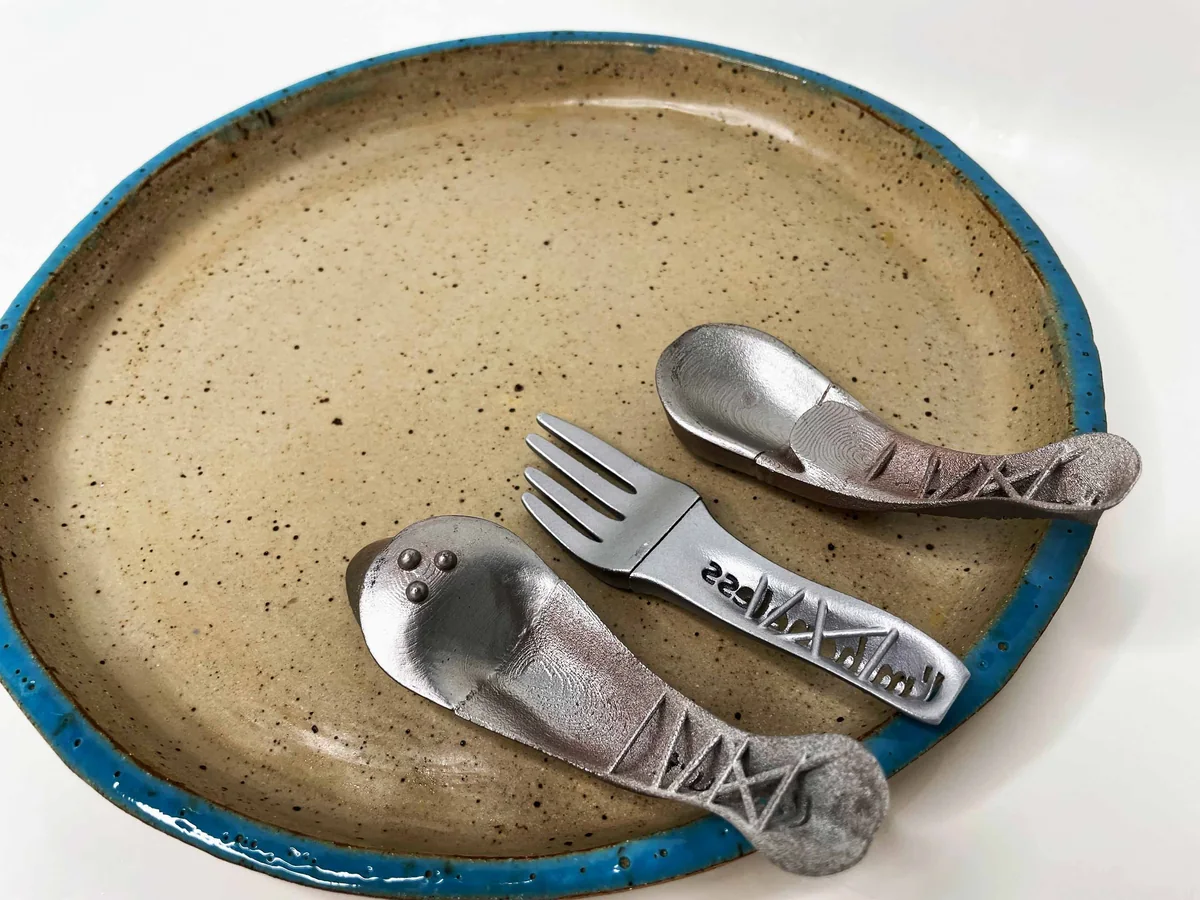 HEED utensils on a plate