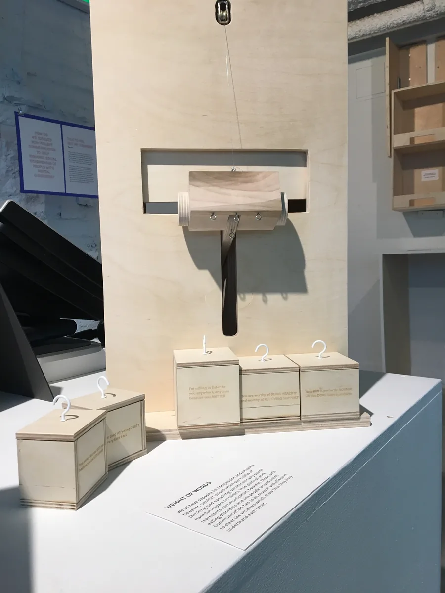 Hide and Seek Scale at the exhibition
